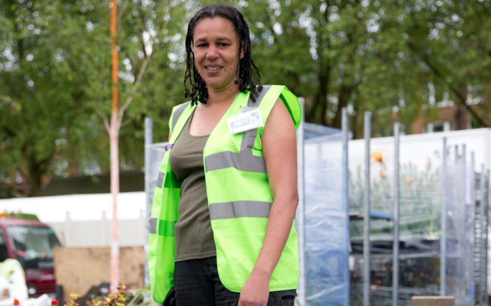 Juliet Sargeant, designer of The Modern Slavery Garden at the RHS Chelsea Flower Show 2016 - Heathcliff O'Malley