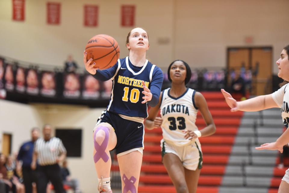 Port Huron Northern's Charlotte Eastman goes for a layup during a game earlier this season.