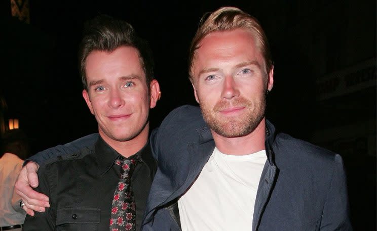 Ronan and Stephen were always close Copyright: Rex