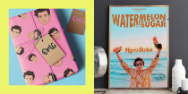 <p class="body-dropcap">As anyone who has a green, feather boa hanging up in their closet knows, being a <a href="https://www.cosmopolitan.com/entertainment/celebs/a27320690/harry-styles-net-worth/" rel="nofollow noopener" target="_blank" data-ylk="slk:Harry Styles;elm:context_link;itc:0;sec:content-canvas" class="link ">Harry Styles</a> fan is basically a full-time job. Responsibilities include, but are not limited to: having a healthy interest in what he’s up to, suddenly knowing everything about <a href="https://www.cosmopolitan.com/entertainment/celebs/a35181428/harry-styles-olivia-wilde-relationship-timeline/" rel="nofollow noopener" target="_blank" data-ylk="slk:Olivia Wilde;elm:context_link;itc:0;sec:content-canvas" class="link ">Olivia Wilde</a>, watching his Grammys performance a <em>normal-I-swear-I'm-fine </em>number of times in a row (over 3/under 15), forcing people to watch the video for “<a href="https://www.cosmopolitan.com/entertainment/celebs/a37848935/harry-styles-watermelon-sugar-meaning-female-orgasm/" rel="nofollow noopener" target="_blank" data-ylk="slk:Watermelon Sugar;elm:context_link;itc:0;sec:content-canvas" class="link ">Watermelon Sugar</a>” and analyze it with you, having a vast knowledge of every single one of <a href="https://www.cosmopolitan.com/entertainment/celebs/g30307816/harry-styles-tattoos-meanings/" rel="nofollow noopener" target="_blank" data-ylk="slk:Harry's tattoos;elm:context_link;itc:0;sec:content-canvas" class="link ">Harry's tattoos</a> and their hidden meanings, and, of course, vaguely disliking <a href="https://www.cosmopolitan.com/entertainment/celebs/a40162889/liam-payne-louis-tomlinson-hated-each-other/" rel="nofollow noopener" target="_blank" data-ylk="slk:other former members;elm:context_link;itc:0;sec:content-canvas" class="link ">other former members</a> of <a href="https://www.cosmopolitan.com/entertainment/celebs/a40162889/liam-payne-louis-tomlinson-hated-each-other/" rel="nofollow noopener" target="_blank" data-ylk="slk:One Direction;elm:context_link;itc:0;sec:content-canvas" class="link ">One Direction</a> for literally no reason.</p><p>Of course, you don't need to be a full time professional Harry Styles fan to enjoy the benefits of the job, aka super cute merch. And as with most celebrity merch, finding the ultimate Harry-themed item for yourself or a friend is a true art form, much like uncovering a never-before-seen Picasso painting. <em>T</em><em>oo</em> extra and you’re going to get looks in public due to Harry's face being plastered across your shirt. <em>Too</em> subtle and what's even the point, you know?</p><p>Which brings us to our list of ultimate Harry Styles gifts, an assortment of finds that are truly so cool people who don't even <em>like</em> Harry Styles (HOW DARE YOU/WHO ARE YOU) would probably be pumped to own them. From '90s-inspired vintage band tees, to a sweater covered in Harry's tattoos, to the literal necklace he wore in the video for "Golden," here are the 20 best Harry Styles gifts the internet has to offer. Now excuse me while I go buy that air freshener. </p>