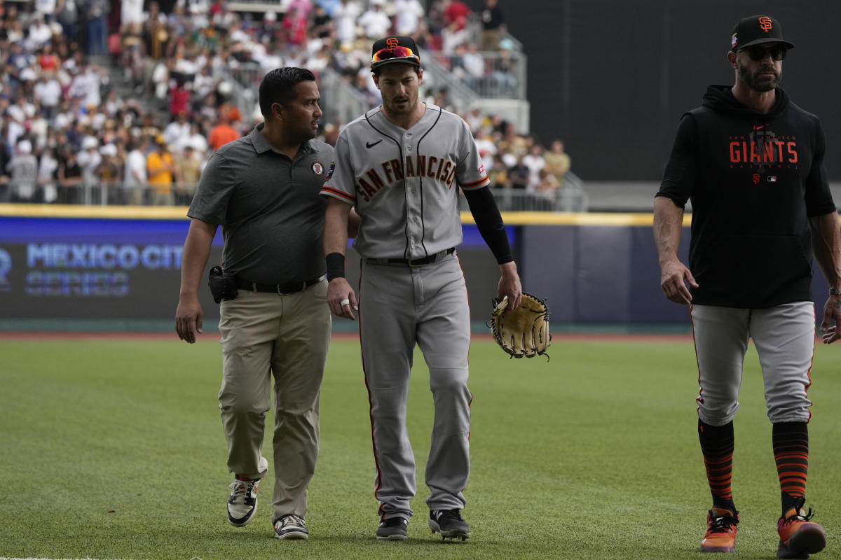 Mike Yastrzemski could miss 'Mustache May,' heads to Giants' IL – NBC  Sports Bay Area & California