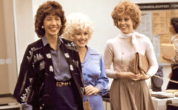 Everett Collection Lily Tomlin, Dolly Parton, and Jane Fonda in '9 to 5,'