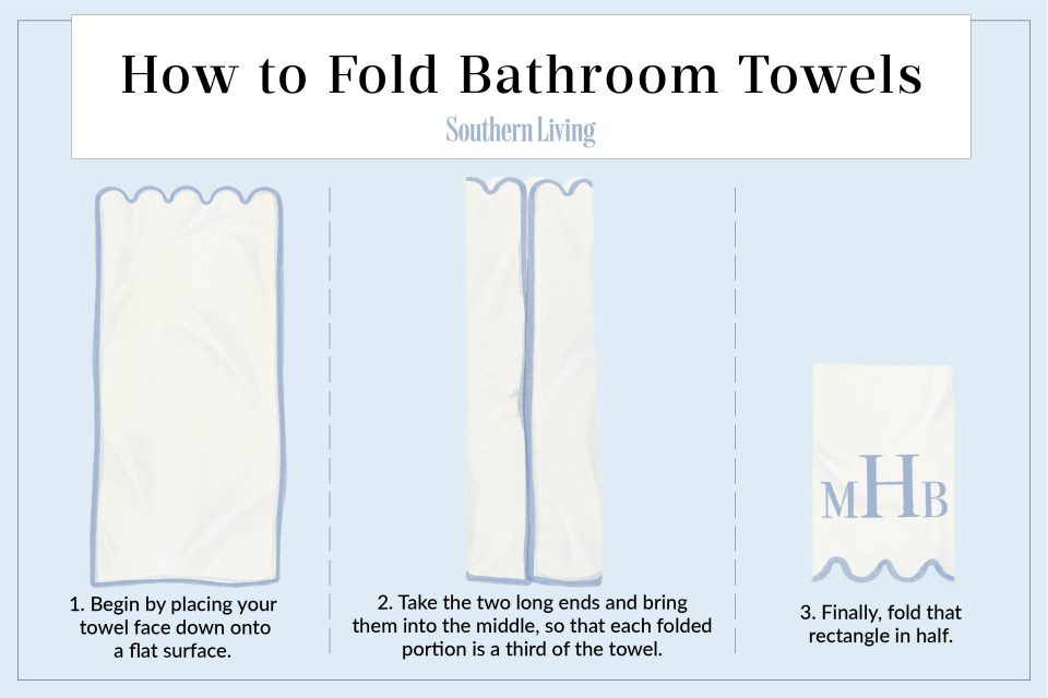 How to Fold Bathroom Towels