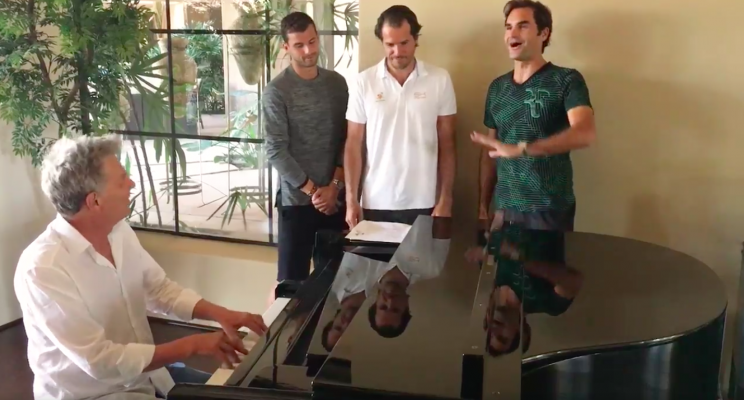 Federer est de retour avec son boys band.