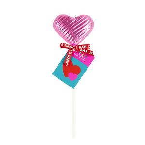 5) Pink Chocolate Heart Pop