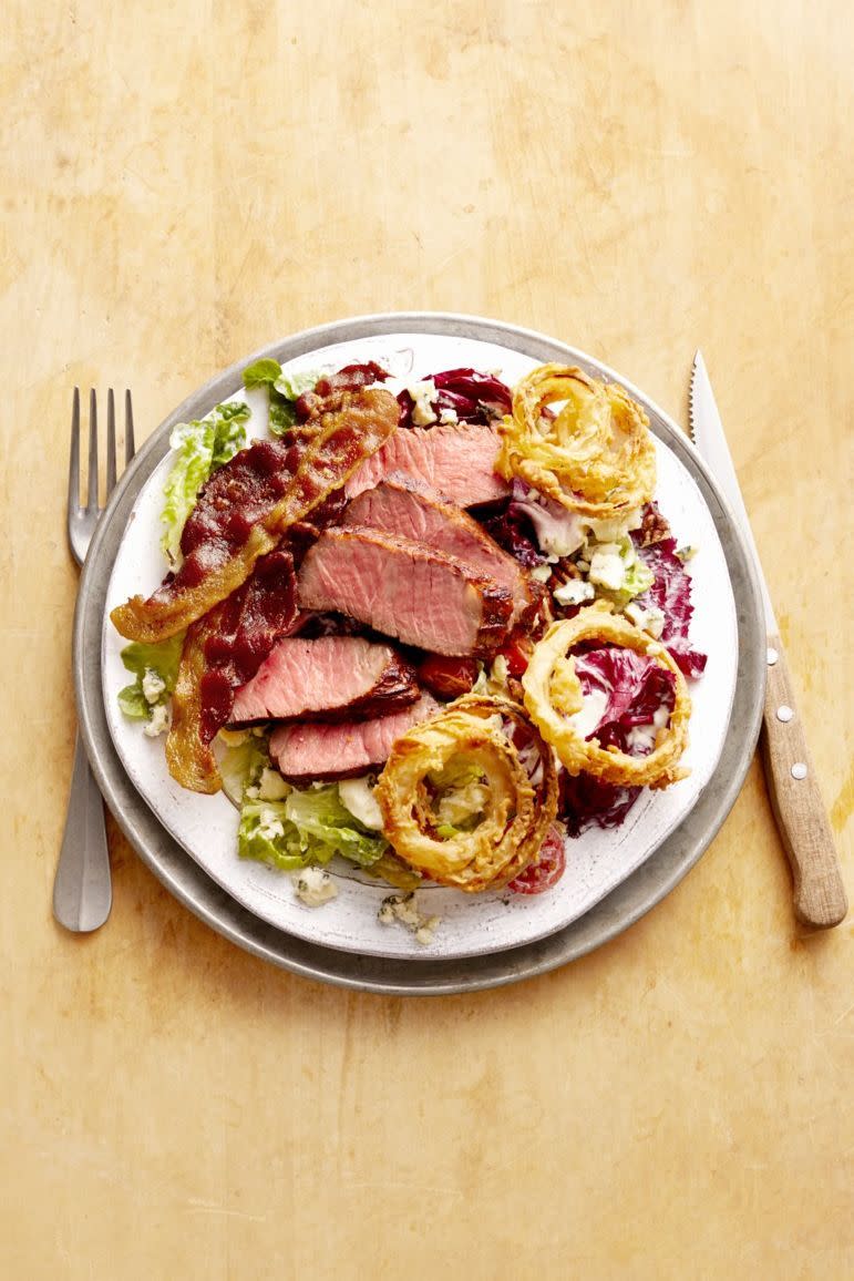 Steak and Bacon Salad with Chipotle Dressing