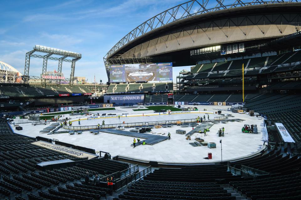 Hockey in 50 degrees? Seattle, and TMobile Park, has a secret weapon