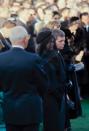 Not originally published in LIFE. Jacqueline Kennedy and Robert Kennedy at John F. Kennedy's funeral, Arlington Cemetery, November 25, 1963. (Stan Wayman—Time & Life Pictures/Getty Images) <br> <a href="http://life.time.com/history/john-f-kennedys-funeral-photos-from-arlington-cemetery-november-1963/#1" rel="nofollow noopener" target="_blank" data-ylk="slk:Click here to see the full collection at LIFE.com;elm:context_link;itc:0;sec:content-canvas" class="link ">Click here to see the full collection at LIFE.com</a>