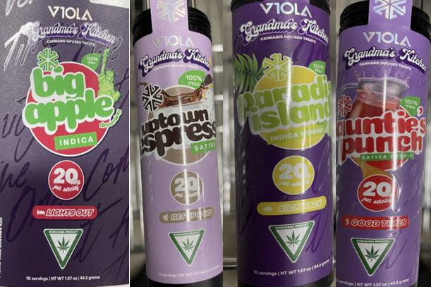 Michigan's Cannabis Regulatory Agency issued a voluntary recall for certain Shango-produced, Viola-branded marijuana edibles on Wednesday, Sept. 27, 2023.
