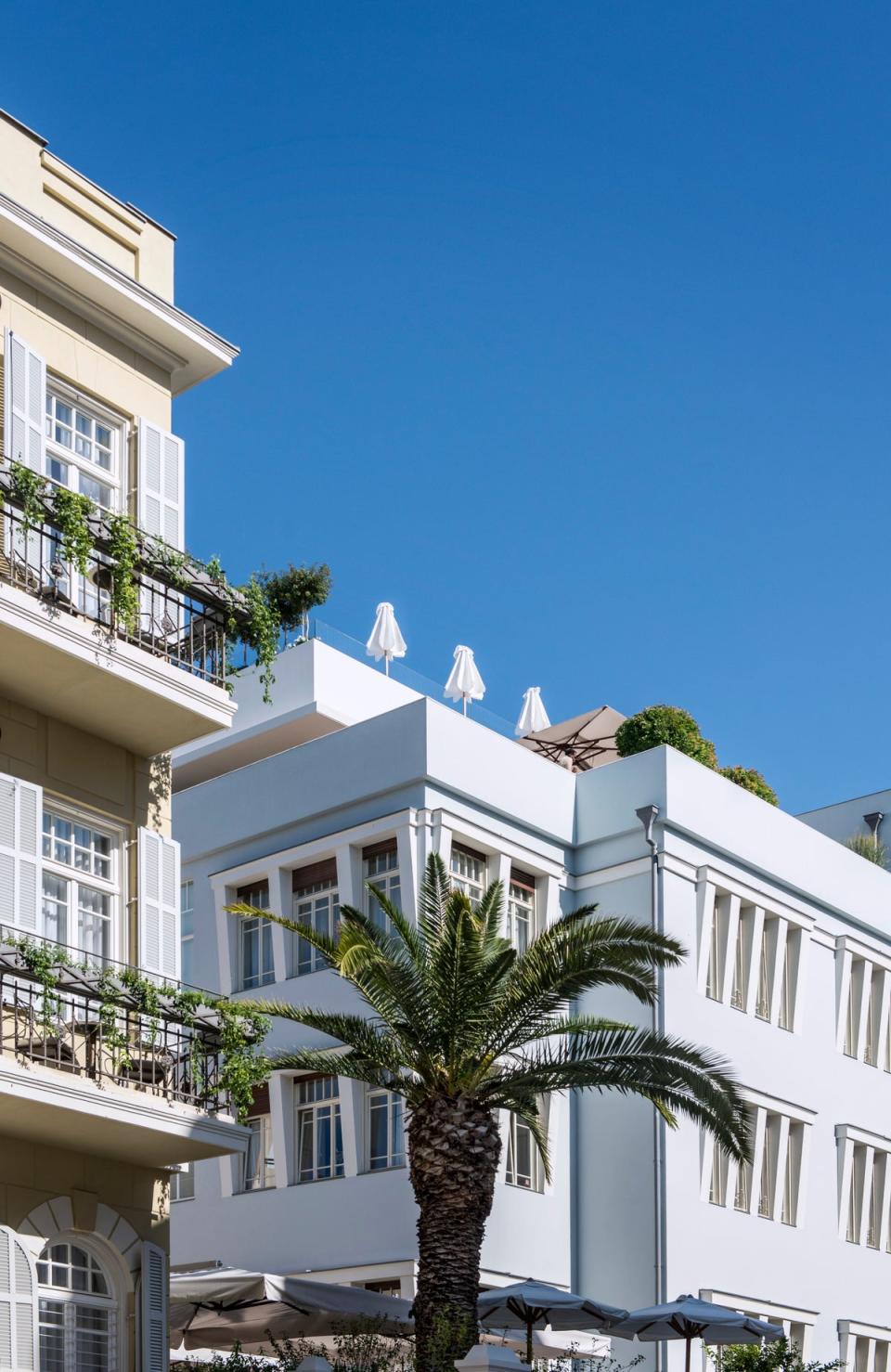 The hotel is made up of two buildings, with a third set to open in 2024 (The Norman Tel Aviv)