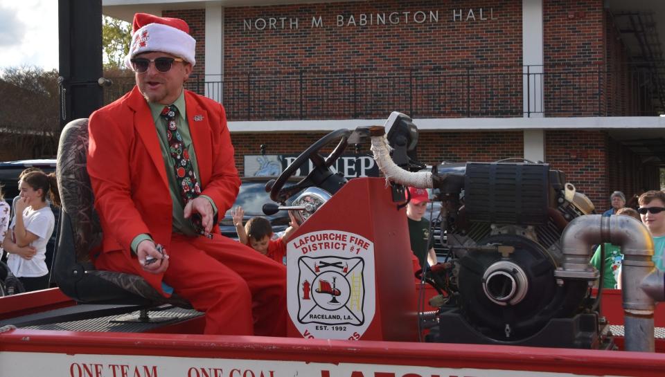 The Thibodaux Christmas Parade starts at 2:30 Sunday afternoon at Nicholls State University.