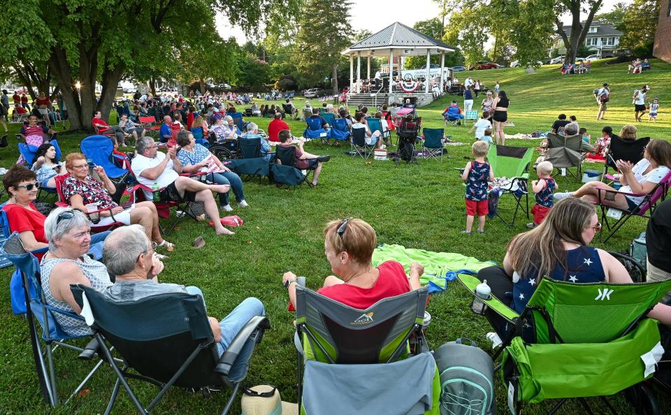 The July 4th celebration at Byron Memorial Park in Williamsport in 2023.