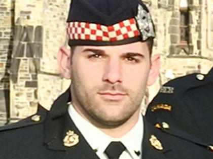 Cpl Nathan Cirillo is pictured in this handout photo. (Reuters)