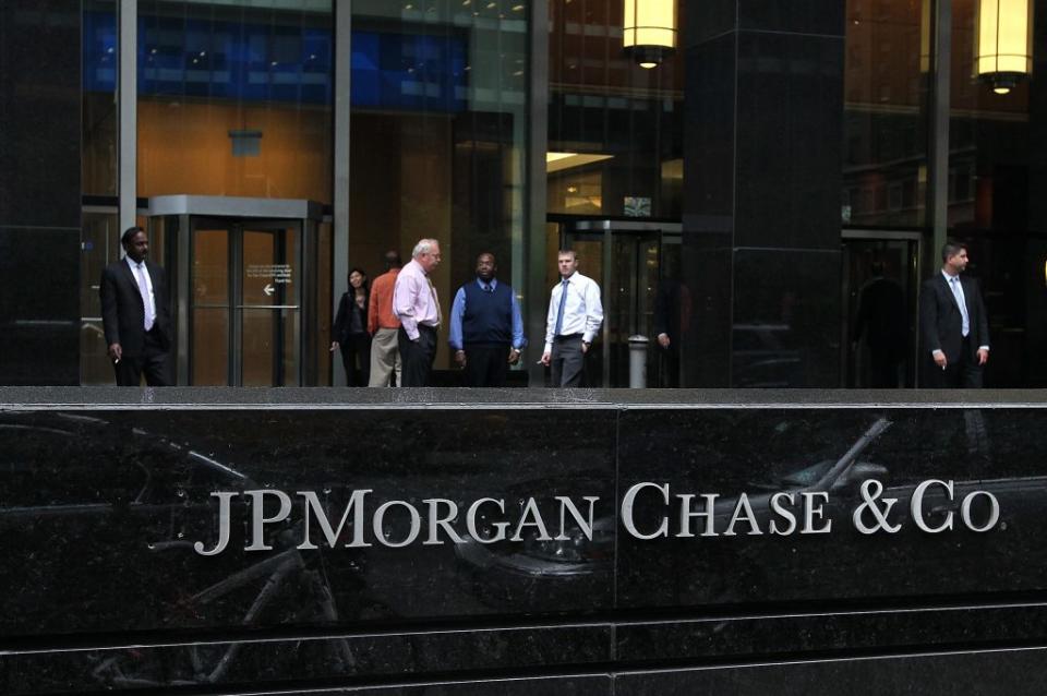 JPMorgan Chase. (Photo by Justin Sullivan/Getty Images)