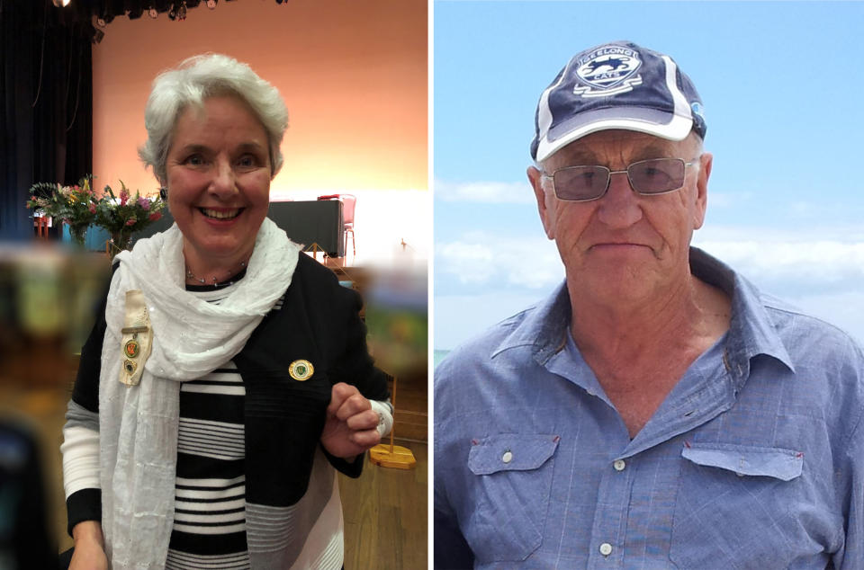 Missing campers Russell Hill and Carol Clay are pictured. Source: AAP Image/Supplied by Victoria Police