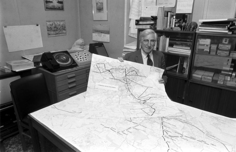 Proposals for an Edinbutgh metro date back to 1972, when Arnold Hendry, professor of civil engineering at Edinburgh University, put forward plans for a north-south, sub-surface light rail route, using the Scotland Street tunnel from Canonmills to the city centre and new tunnels south from there. In 1989, a wider £185m metro scheme, partially underground, was proposed, with an 11-mile north-south route through the city and plans for around 30 stations - each half a kilometre apart - with services running every five minutes. It was an ambitious project and it was eventually abandoned amid concerns about cost and practicality. (Photo: Alan Ledgerwood)