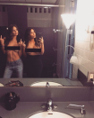 <p>Just three weeks after she kicked off #kimming, Kardashian was back at it with actress-model EmRata — and three little birdies — in tow. “When we’re like…we both have nothing to wear LOL,” KK wrote, echoing the sentiments of her OG nekkid post. Ratajkowski was a bit more eloquent in her own caption, in which she wrote, “We are more than just our bodies, but that doesn’t mean we have to be shamed for them or our sexuality.<a href="https://www.instagram.com/explore/tags/liberated/" rel="nofollow noopener" target="_blank" data-ylk="slk:#liberated”;elm:context_link;itc:0;sec:content-canvas" class="link ">#liberated”</a></p><p>Still, our biggest question remains unanswered: why are they hanging out in the bathroom of our freshman dorm? <i>(Photo: @<a href="https://www.instagram.com/p/BDloqtVuSzr/?taken-by=kimkardashian" rel="nofollow noopener" target="_blank" data-ylk="slk:kimkardashian;elm:context_link;itc:0;sec:content-canvas" class="link ">kimkardashian</a>/Instagram)</i><br></p>