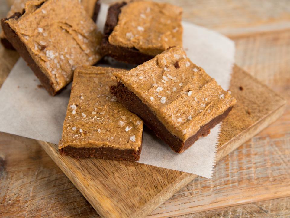 Keto Salted Almond-Butter Brownies