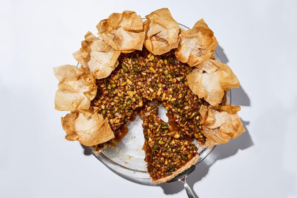 Nutty Baklava Pie