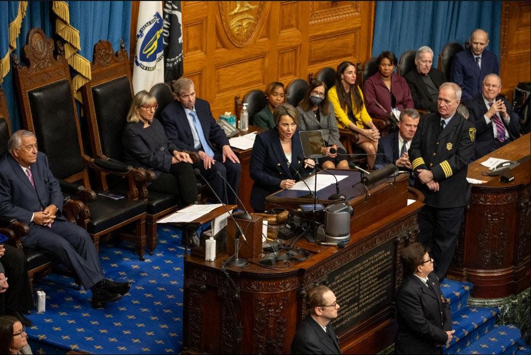Gov. Maura Healey delivers her second annual State of the Commonwealth address on Wednesday night.
