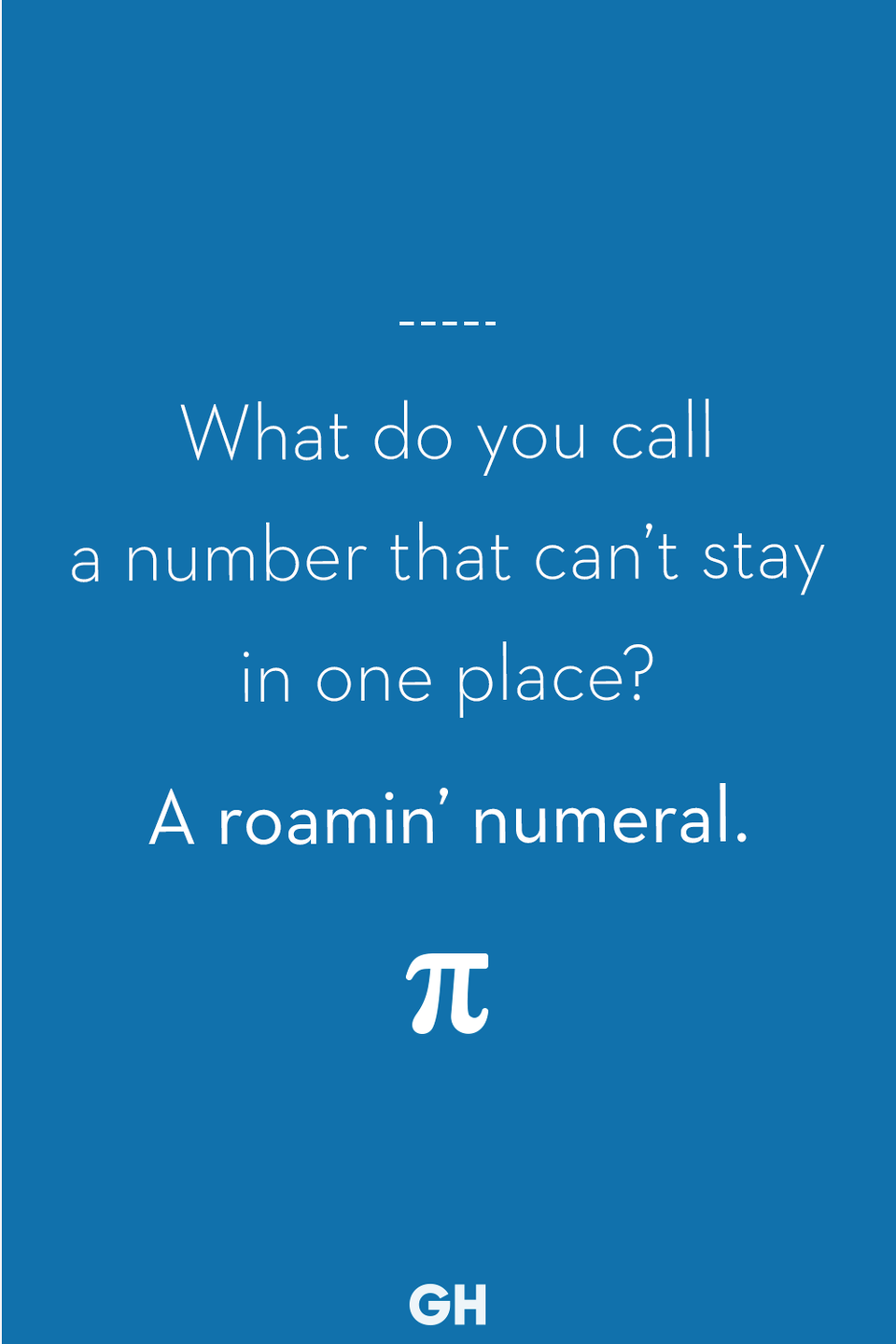 <p>A roamin’ numeral.</p>