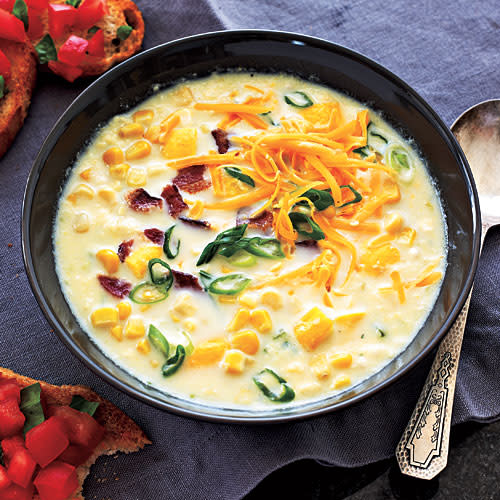 Summer Squash and Corn Chowder