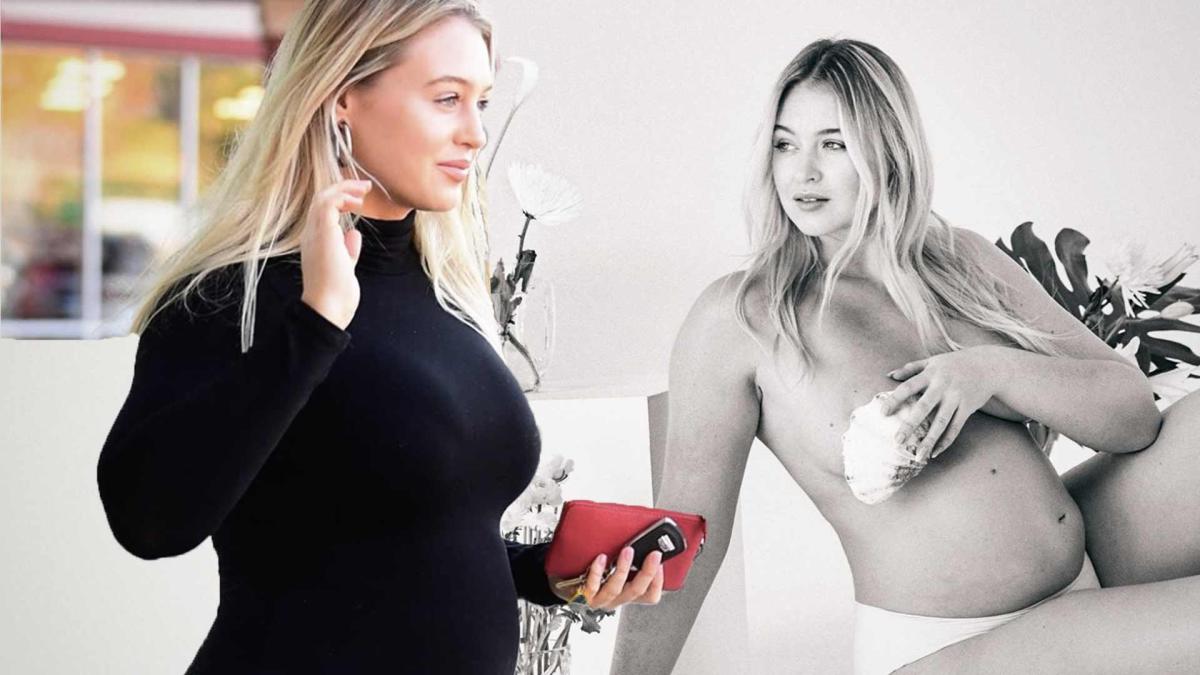 Iskra Lawrence Reveals She's a 34DDD During 6-Month Pregnancy Update