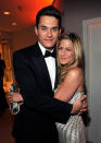 John Mayer's song "Shadow Days" was an <a href="http://www.usmagazine.com/celebrity-news/news/john-mayers-song-shadow-days-is-farewell-letter-to-jennifer-aniston-2012304" rel="nofollow noopener" target="_blank" data-ylk="slk:ode to Jennifer Aniston;elm:context_link;itc:0;sec:content-canvas" class="link ">ode to Jennifer Aniston</a>. "It really took him a long time to get over her. He really loved her a lot," according to a source. "He wrote the song as a farewell letter knowing [Jen] would hear it."