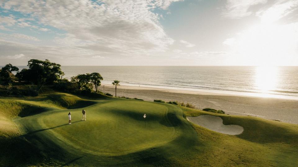 Come for the oceanfront locale, stay for the award-winning golf course.
