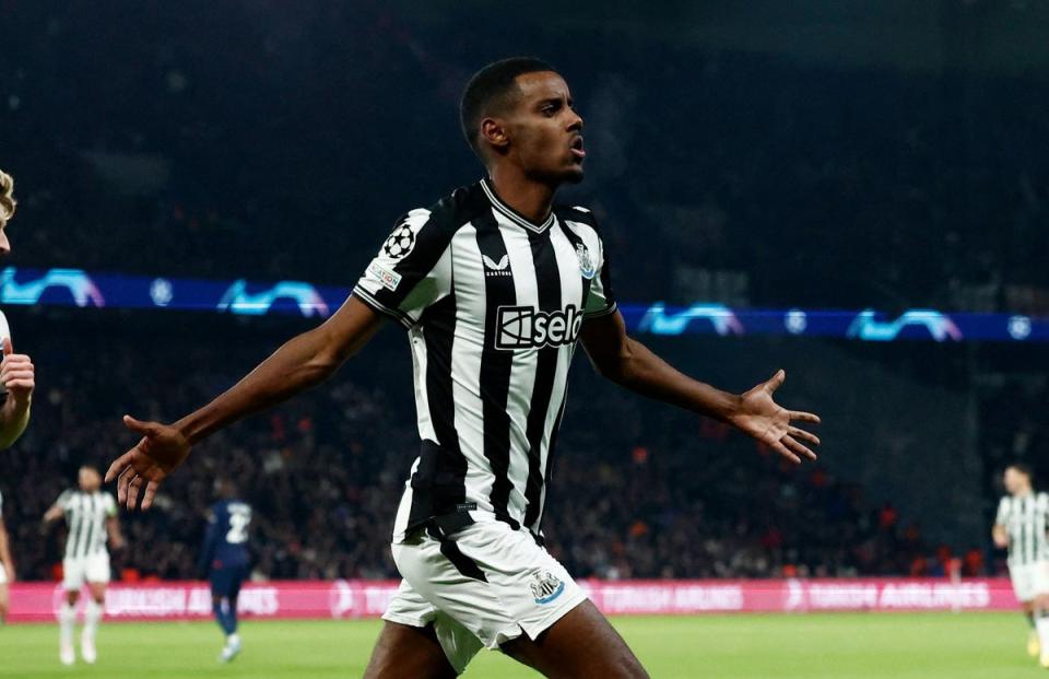 Alexander Isak's goal looked to have been enough (REUTERS)