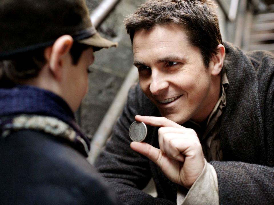 <p>Christian Bale in Christopher Nolan’s ‘The Prestige’</p>Warner Bros Pictures