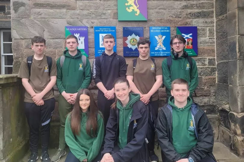 Army Cadets from 3 Platoon (RSB) Newmains were invited along to Edinburgh Castle -Credit:Newmains Army Cadets