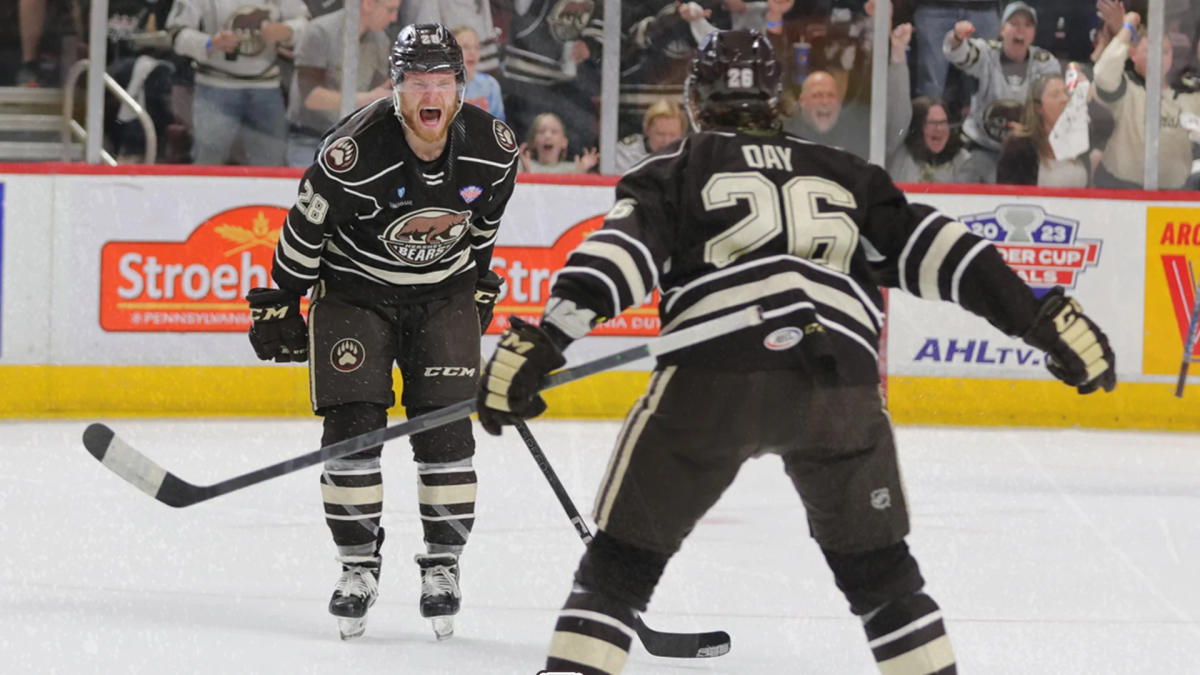 Hershey bears down, takes OT win in Game 3