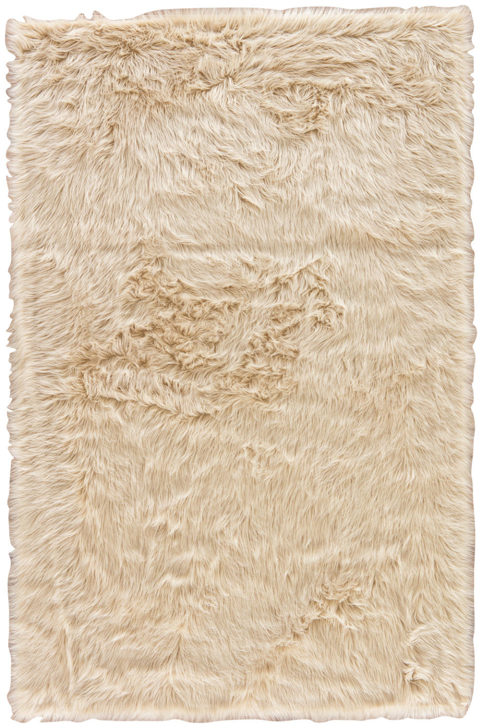 3) Hogan Faux Fur Rug