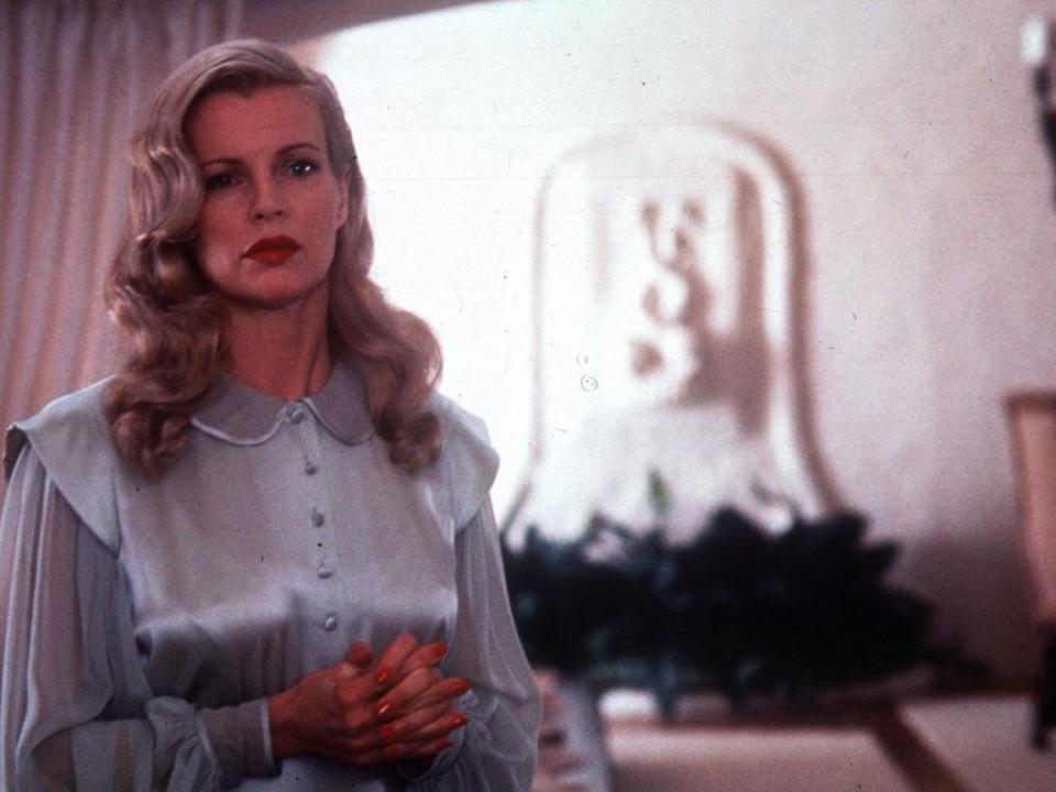 Kim Basinger as the myserious 