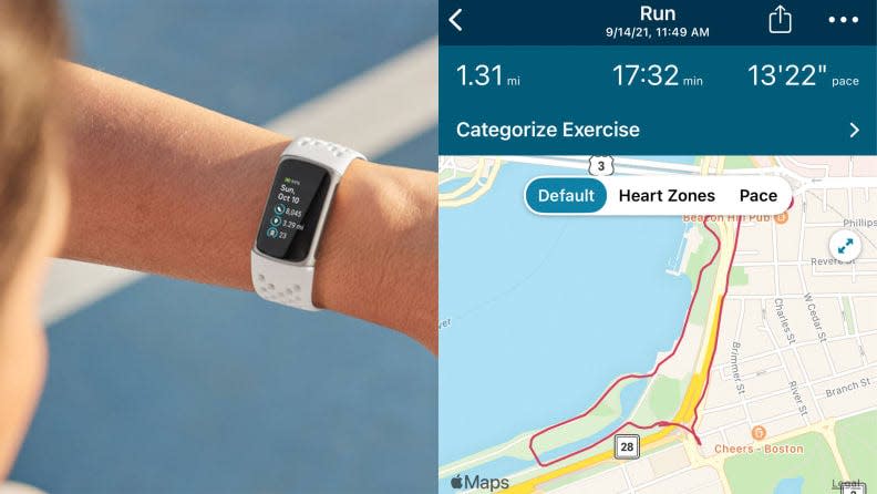 The Charge 5 is a great for tracking many aspects of your health.