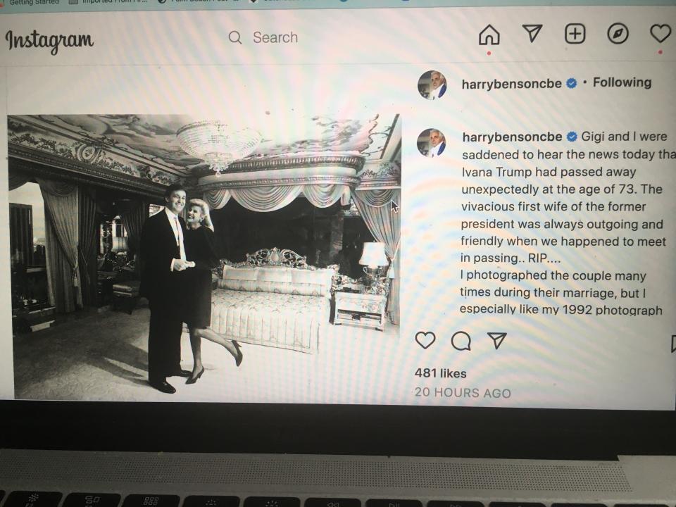 Harry Benson posted on Instagram