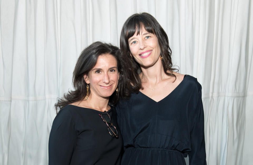 Jodi Kantor and Megan Twohey attend the Brilliant Minds Initiative dinner on May 1, 2018, in New York City. (Photo: Noam Galai/Getty Images)