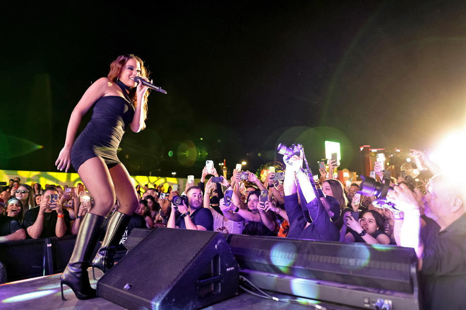 Anitta performs on May 13, 2022, in Las Vegas.