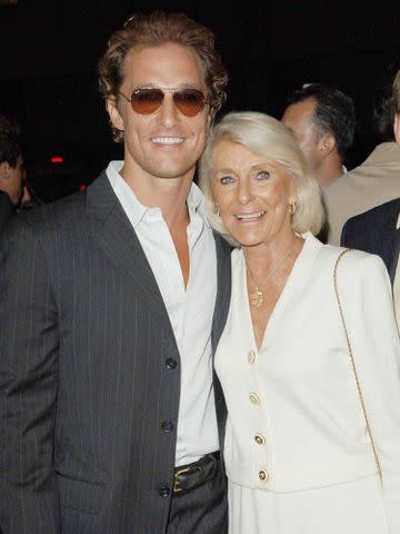 <p>Jon Kopaloff/FilmMagic</p> Matthew McConaughey and his mom, Mary Kathleen McCabe