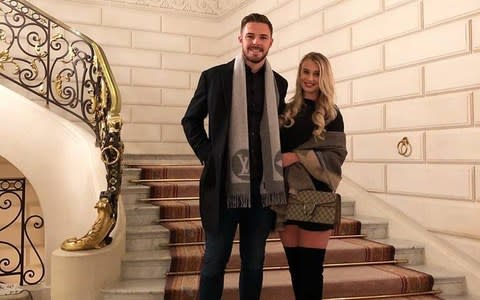 Jack Butland and Annabel Peyton - Credit: Annabel Peyton/Facebook