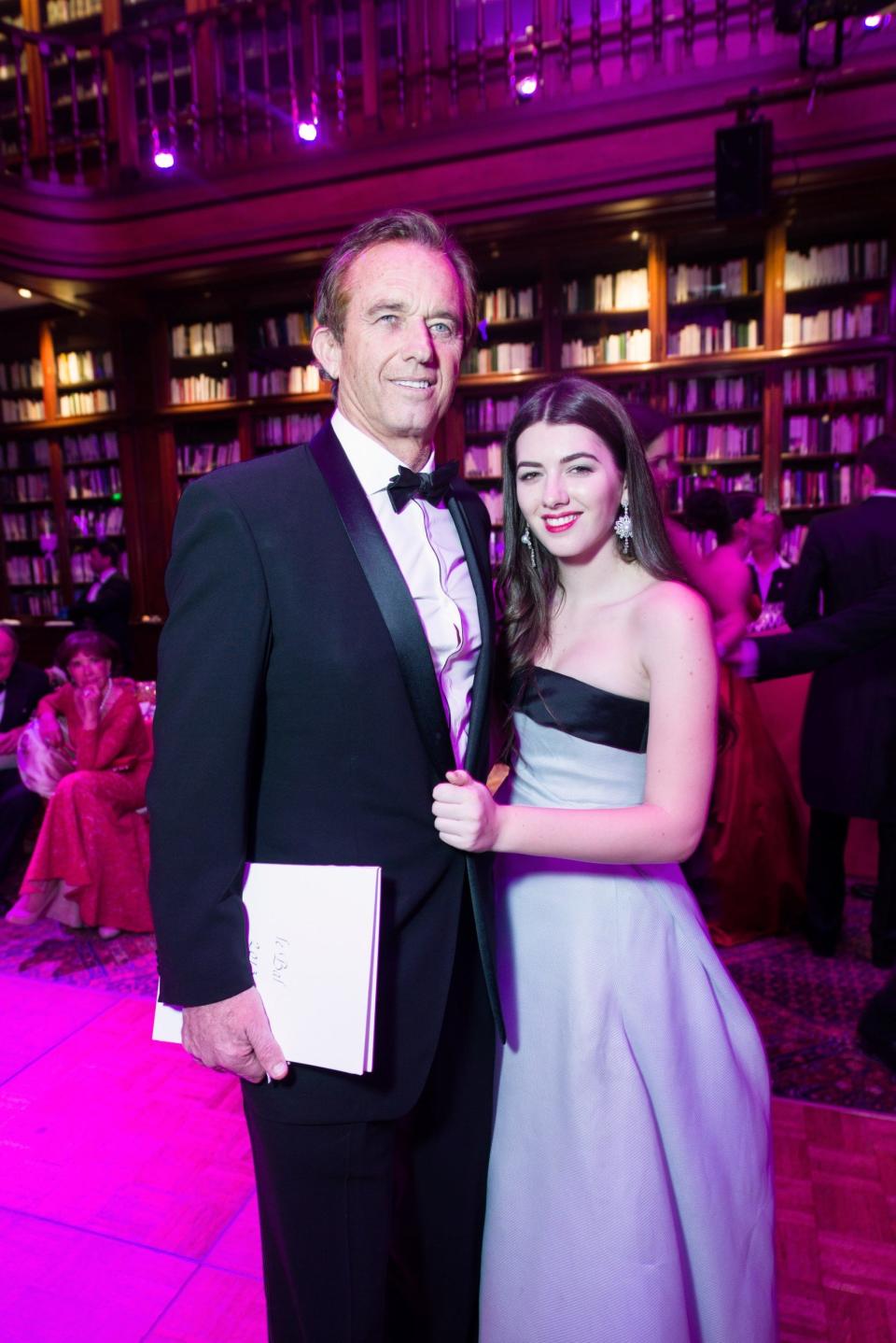 Kyra Kennedy posed for photos with her father Robert F. Kennedy Jr at Le Ball in 2013.