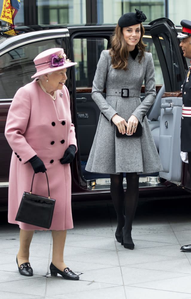Queen Elizabeth and Kate Middleton | Mark Cuthbert/UK Press/Getty