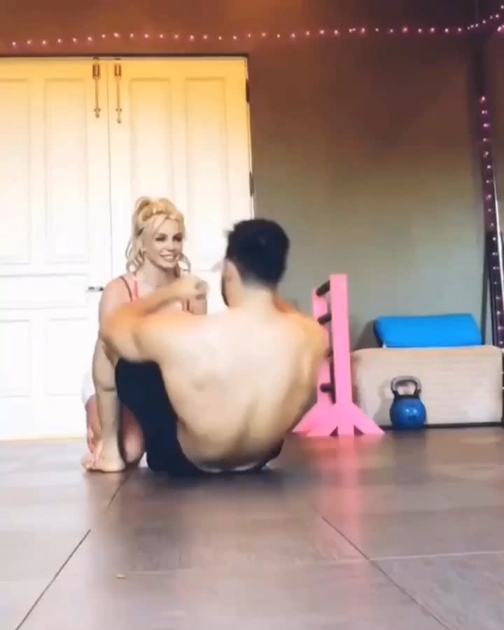 <p>Britney Spears might be at a facility getting treatment for mental health issues but her boyfriend still has her very much on his mind. Sam Asghari posted a sweet video on Saturday morning, dedicated to Spears on International Kissing Day (a lot of people are posting about it today, even though when you search the […]</p> <p>The post <a rel="nofollow noopener" href="https://theblast.com/britney-spears-boyfriend-kissing-day/" target="_blank" data-ylk="slk:Britney Spears’ Boyfriend Shows His Love as She Seeks Treatment for Mental Health Issues;elm:context_link;itc:0;sec:content-canvas" class="link ">Britney Spears’ Boyfriend Shows His Love as She Seeks Treatment for Mental Health Issues</a> appeared first on <a rel="nofollow noopener" href="https://theblast.com" target="_blank" data-ylk="slk:The Blast;elm:context_link;itc:0;sec:content-canvas" class="link ">The Blast</a>.</p>