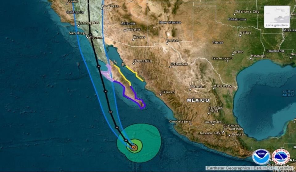 Huracan Hilary podría azotar California. Foto: Earthstar Geographics