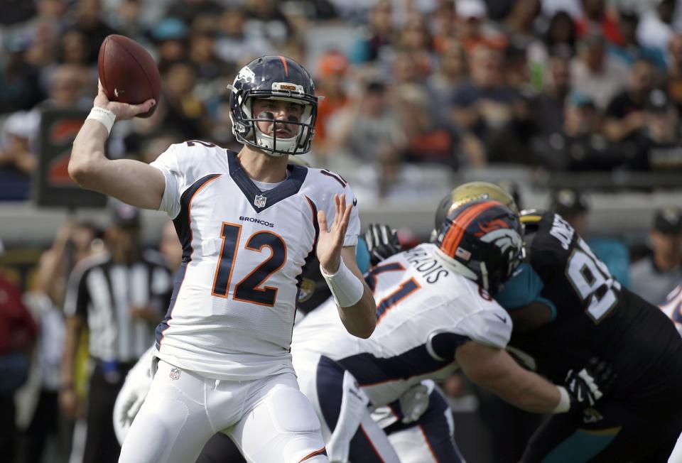 Paxton Lynch believes he'll have every opportunity to win the Denver Broncos' starting quarterback job. (AP)