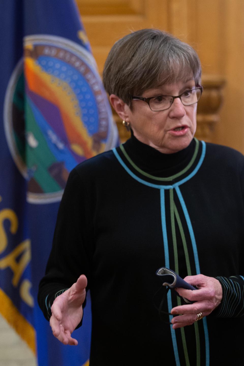 Gov. Laura Kelly's signature policy priority this session is on rough footing as election season heats up.