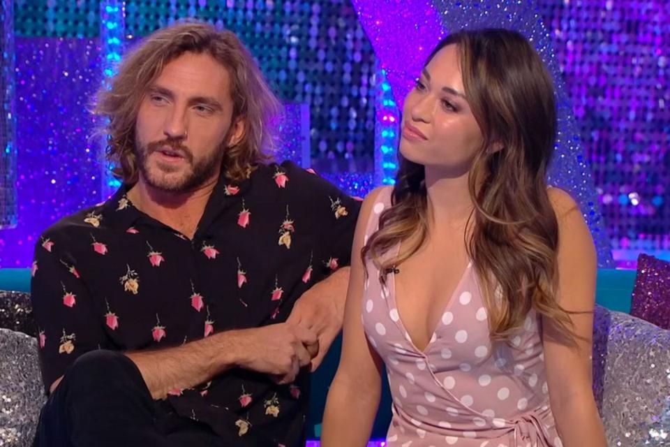 Strictly curse? Their break up came after Seann Walsh and Katya were pictured kissing (BBC)