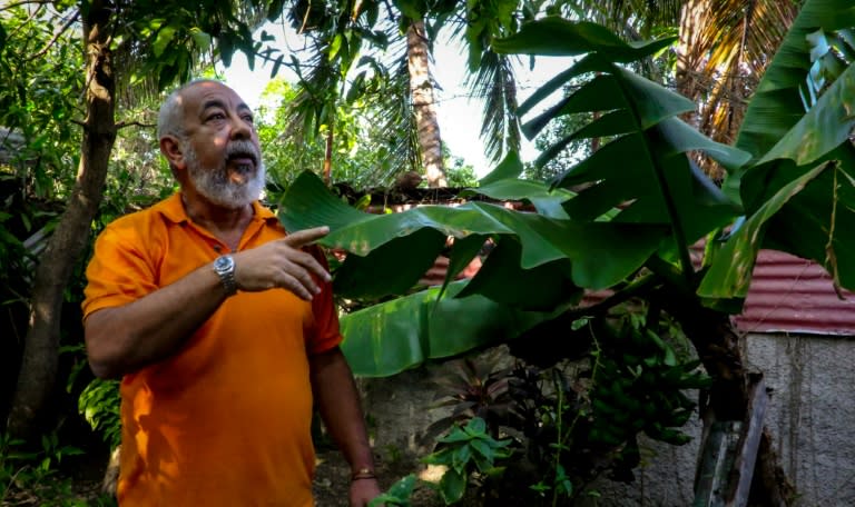 Cuban writer Leonardo Padura says there is only one place where he can write: his home neighborhood of Mantilla, where he tends the banana and lemon trees in his garden