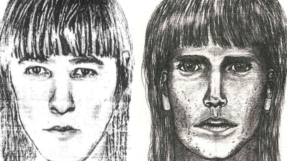 Witnesses Drew Miller and his friend who was with him the morning they found Sarah's body, worked with police and a sketch of the man they saw in the bushes was released to the public. Police would later release a more elaborate sketch. / Credit: King County Sheriff's Office